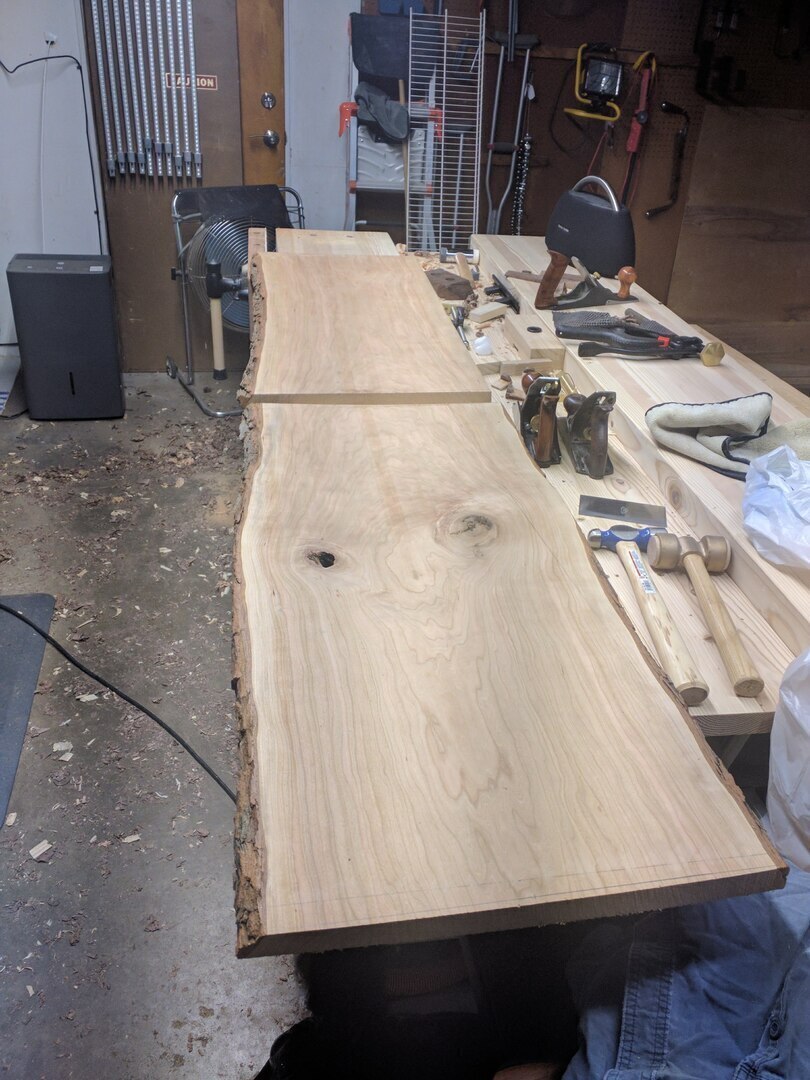 Figure 2. Both end pieces from a single board.