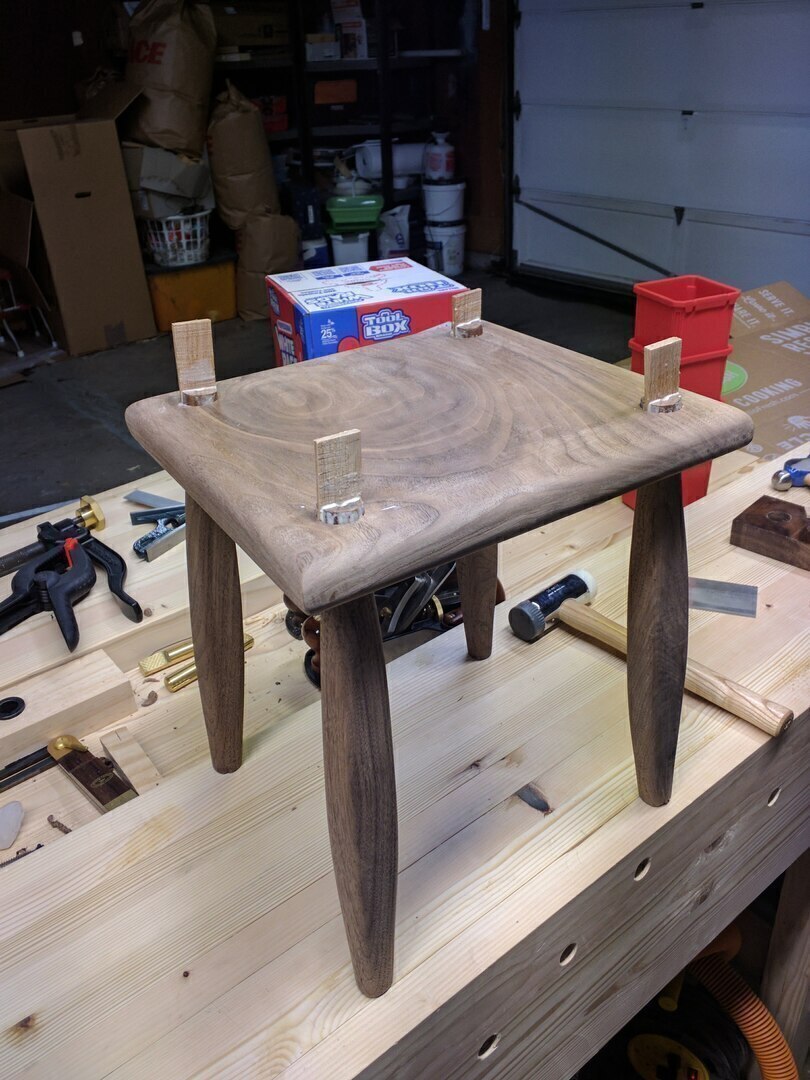 Figure 4. Gluing the parts together.